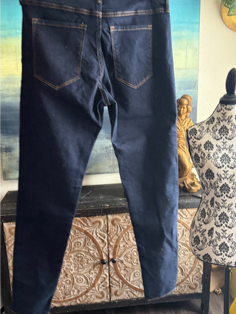 Banana Republic Factory Women's Skinny Jeans in Dark Navy